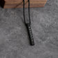 Japanese Engraved Bar Necklace for Men