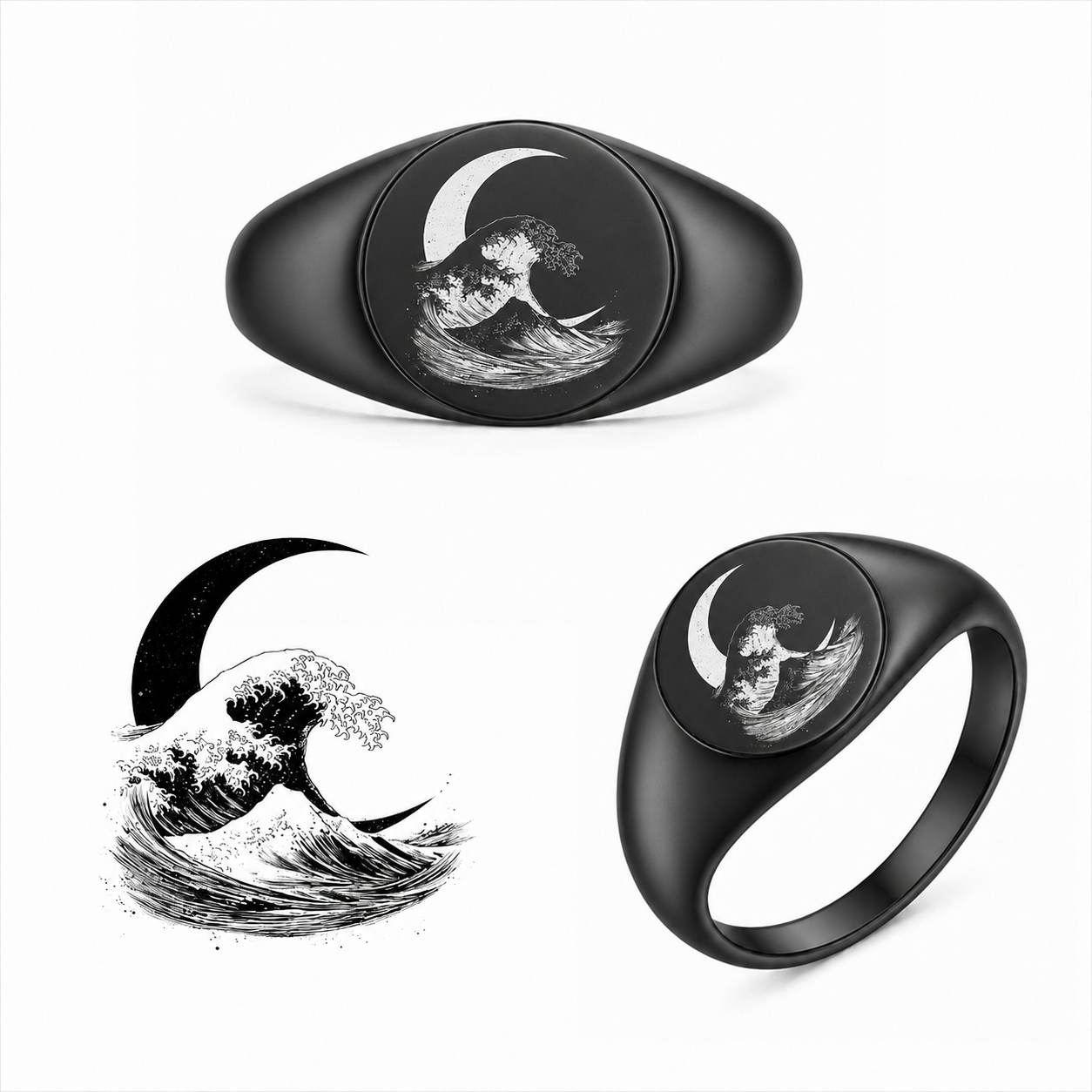 Hokusai Ring
