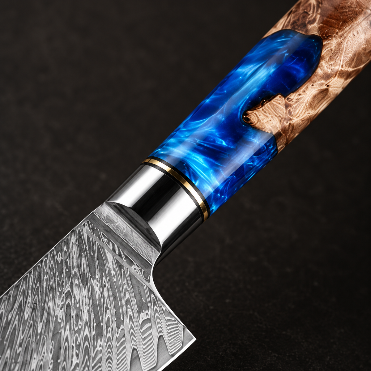 Umi Trio Japanese Knife Set – Santoku, Chef & Paring Knife