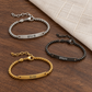 Minimalist Korean Engraved Bracelet