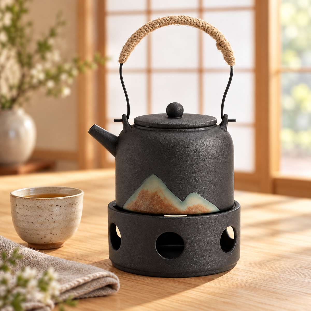 Yama Japanese Teapot with Warmer 