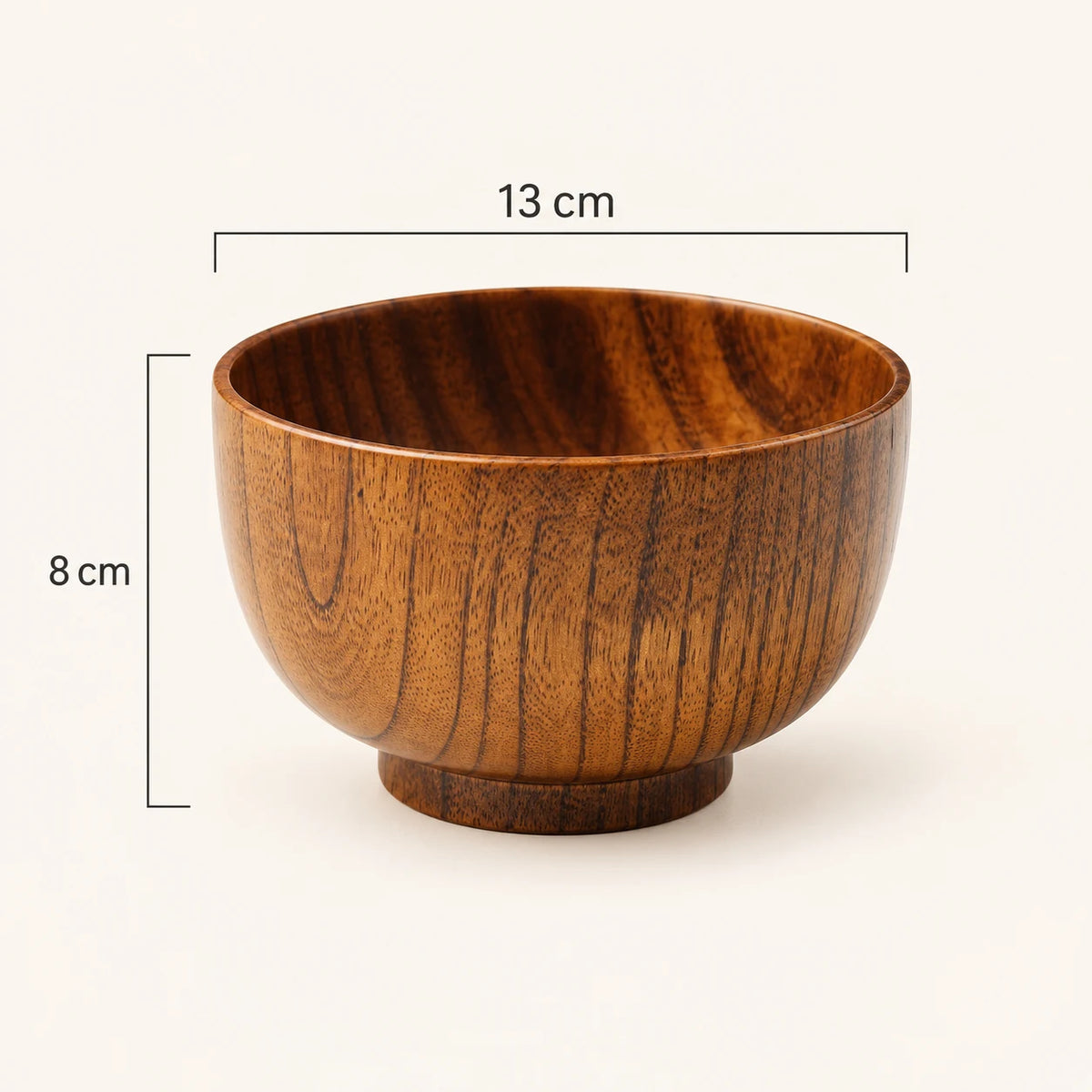 Maru Japanese Wooden Bowl – Rice and Soup