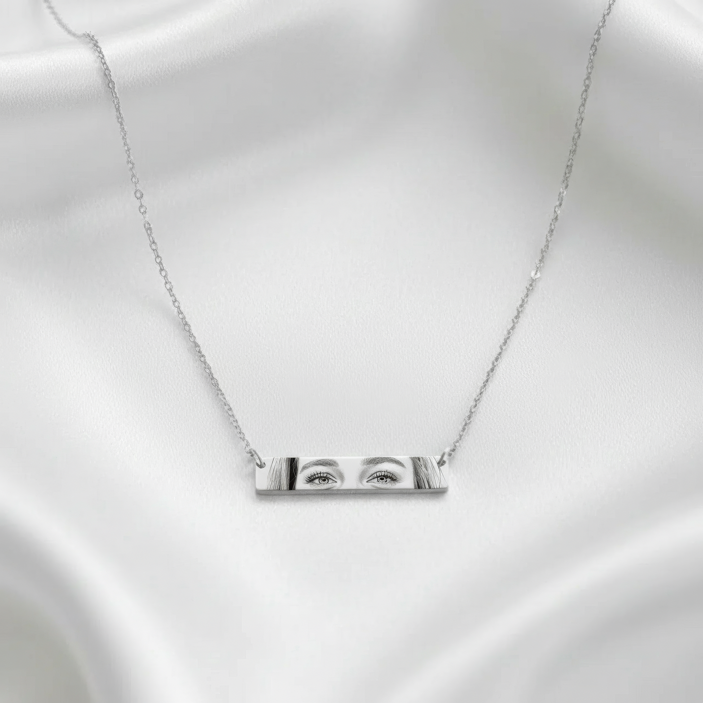 Personalized Manga Bar Necklace