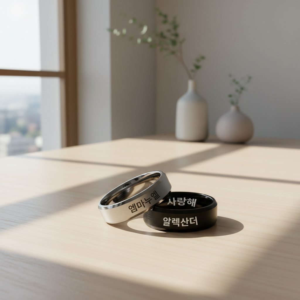 Personalized Korean Ring