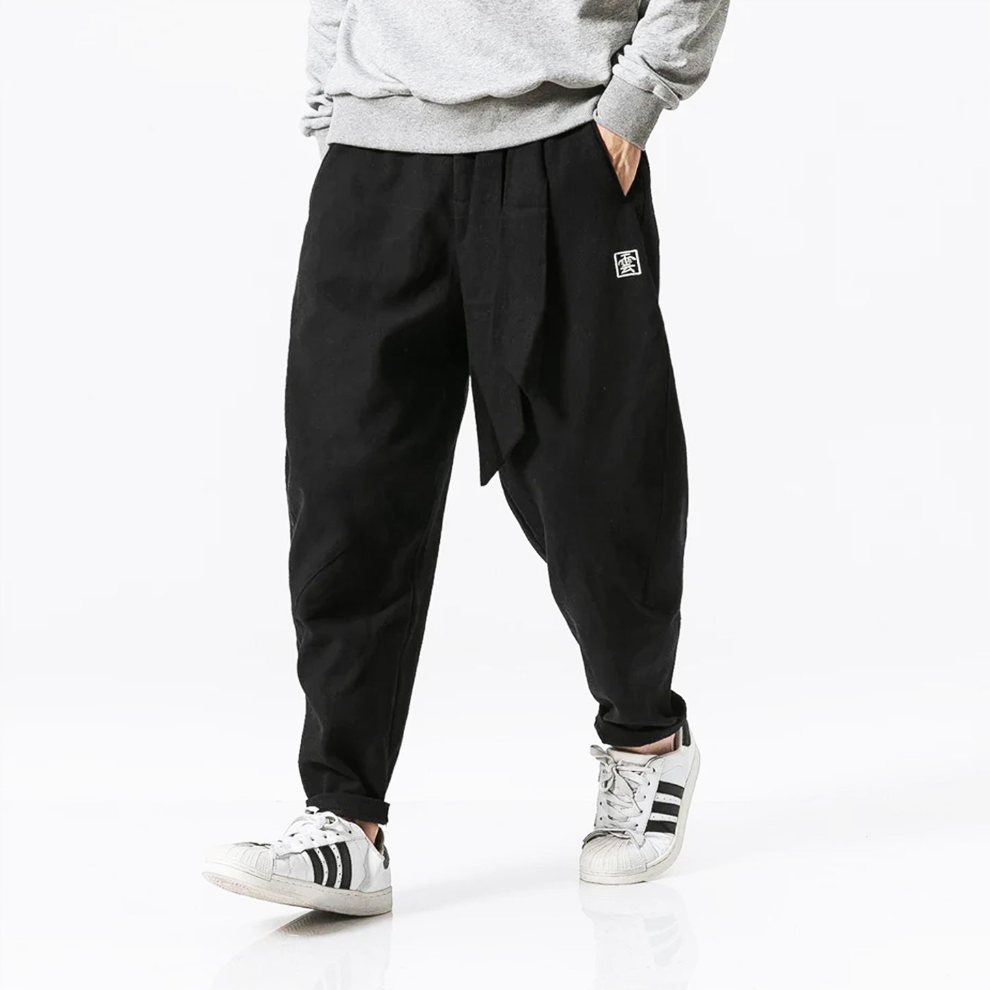 pantalon noir samouraï 