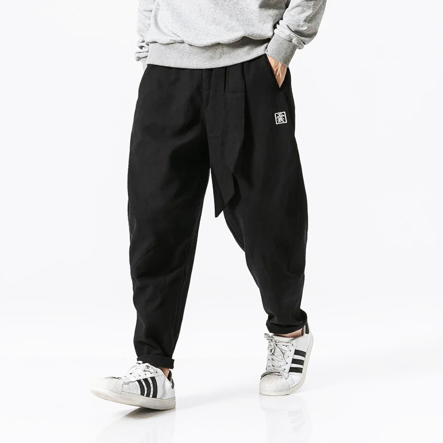 pantalon noir samouraï 