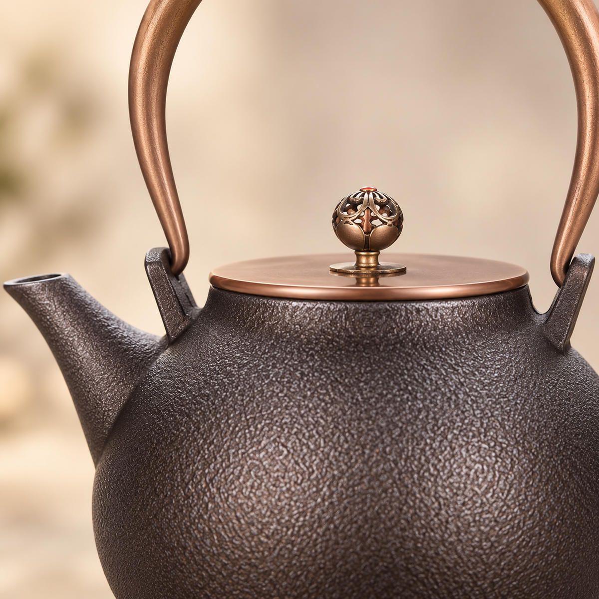 Ishi Japanese Cast Iron Teapot 