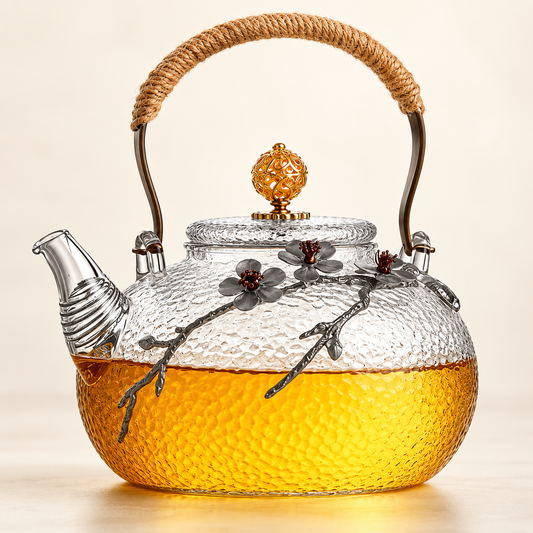 Ume Japanese Glass Teapot